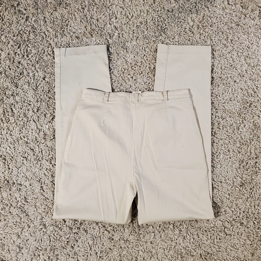 VINTAGE | Comme High waisted beige cream dress pants (Size 10) - Picture 5 of 8